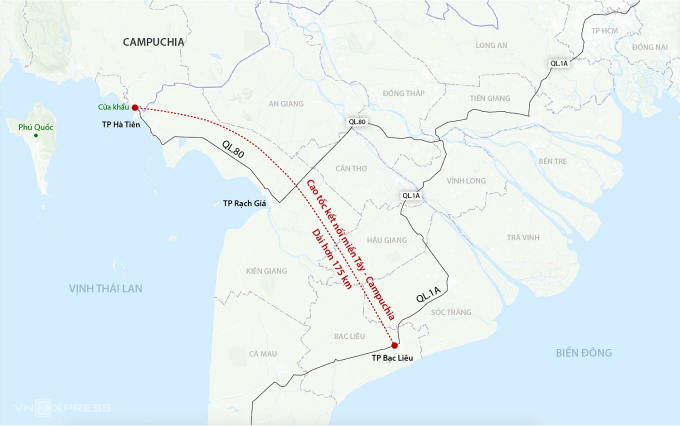 You are currently viewing Hơn 80.000 tỷ đồng xây cao tốc kết nối miền Tây – Campuchia