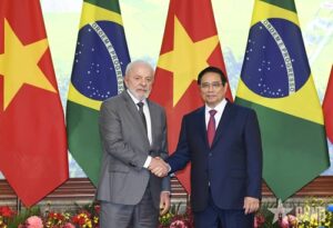 Read more about the article Thủ tướng Phạm Minh Chính hội kiến Tổng thống Brazil Luiz Inácio Lula da Silva