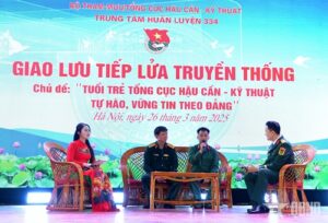 Read more about the article Giao lưu tiếp lửa truyền thống “Tuổi trẻ Tổng cục Hậu cần – Kỹ thuật tự hào vững tin theo Đảng”