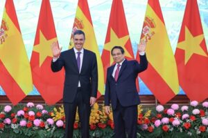 Read more about the article Tuyên bố chung về kết quả chuyến thăm chính thức Việt Nam của Thủ tướng Tây Ban Nha Pedro Sánchez