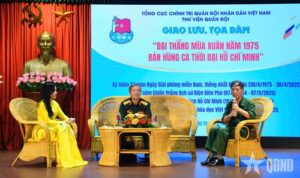 Read more about the article Giao lưu, tọa đàm "Đại thắng mùa Xuân năm 1975 – Bản hùng ca thời đại Hồ Chí Minh"