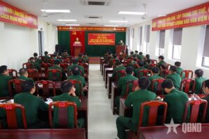 Read more about the article Cục Hậu cần – Kỹ thuật Quân khu 4 triển khai nhiệm vụ công tác Đảng, công tác chính trị Quý II năm 2025