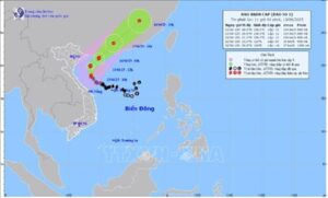 Read more about the article Bão số 1 tăng cấp và di chuyển về hướng đảo Hải Nam (Trung Quốc)