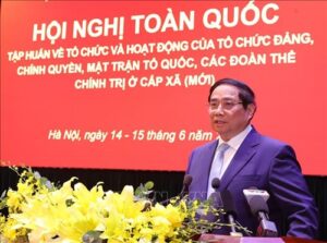 Read more about the article Thủ tướng Phạm Minh Chính: Đồng lòng, đồng bộ, đồng loạt, đồng thời trong tổ chức chính quyền địa phương 2 cấp