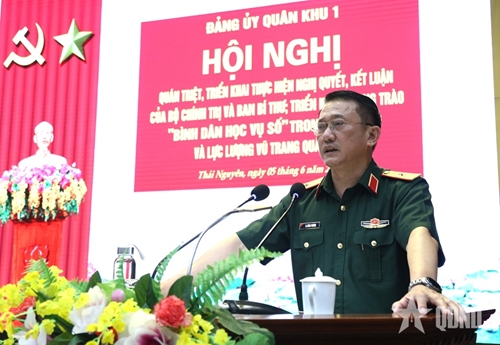 You are currently viewing Đảng ủy Quân khu 1 quán triệt, triển khai thực hiện Nghị quyết, kết luận của Bộ Chính trị và Ban Bí thư